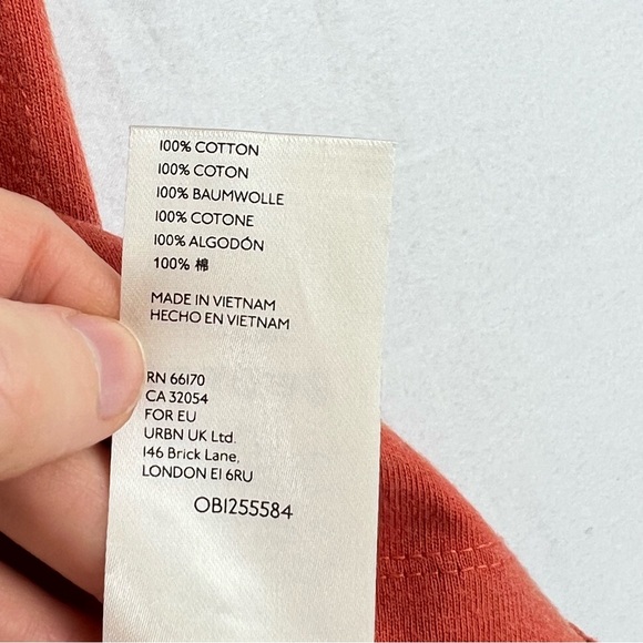 Free People Kasee Muscle Tee Sz XS Baked Earth Knit - Picture 10 of 13